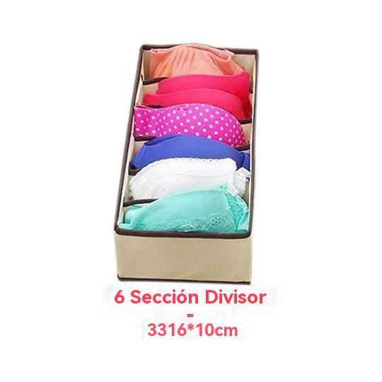 Organizador de ropa interior plegable para armario (4 piezas/1 juego)