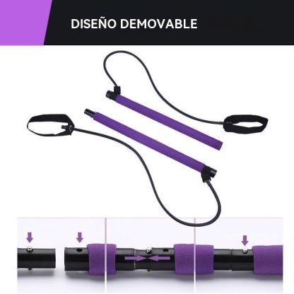 Kit de barra de pilates portátil