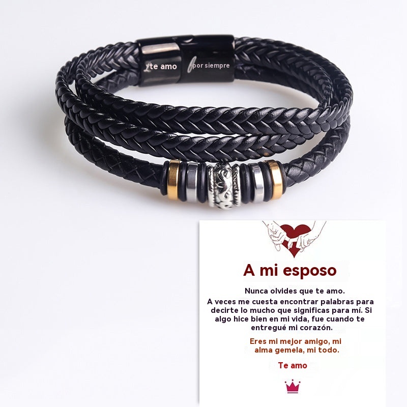 ❤️ 🎁Pulsera Para Mi Hijo Te Amo Por Siempre