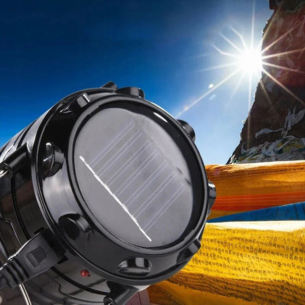  Solarna Lampa Kempingowa + Latarka | CAMPGLO