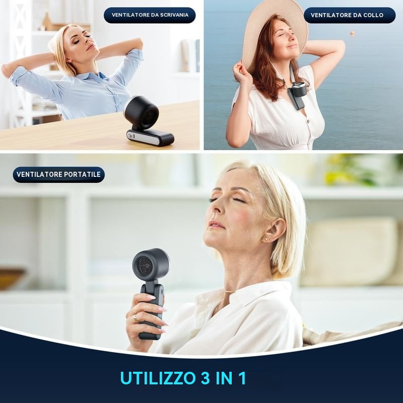 ☀️Summer Outdoor Essentials - Sconto del 49% - Ventilatore turbo portatile