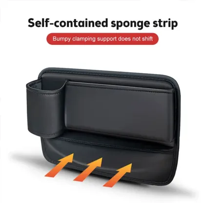 Storage boxes for the space between seats