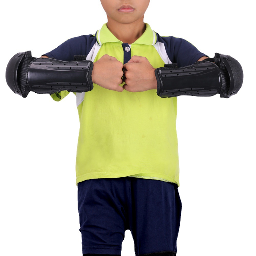 Ochraniacze na nogi, kolana i łokcie do jazdy terenowej dla dzieci, czteroczęściowy ekwipunek rycerski