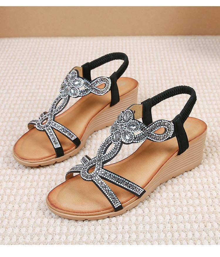 🎉【35-42】Pantofi de dama noi, la moda, con talpa grossa, con stras