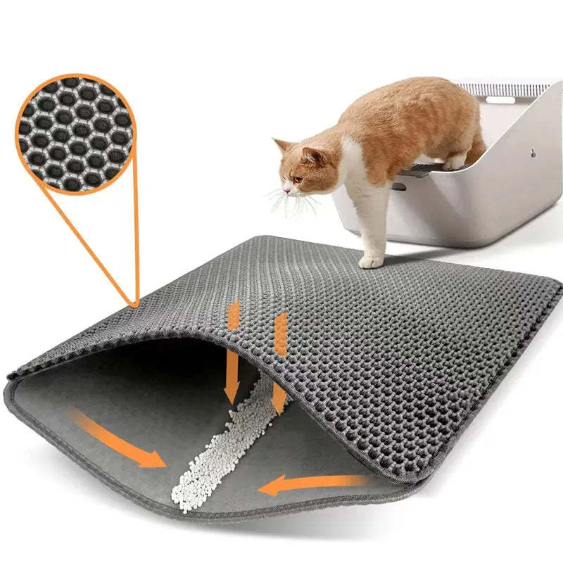 Tappetino per lettiera PawClean™: intelligente, pulito e confortevole 🐾✨