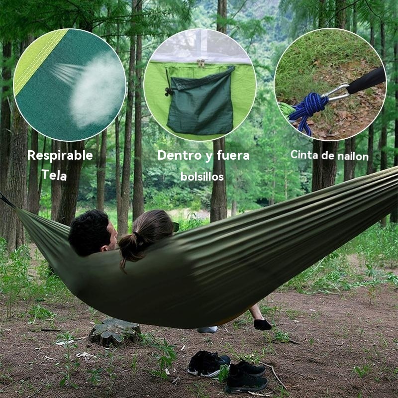 Hamaca ultraligera con mosquitera