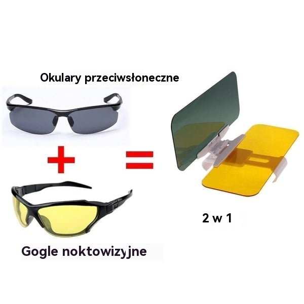 🚘Samochodowa przeciwodblaskowa płytka ochronna oczu