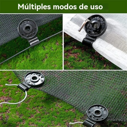 Clips de plástico para tela de sombra