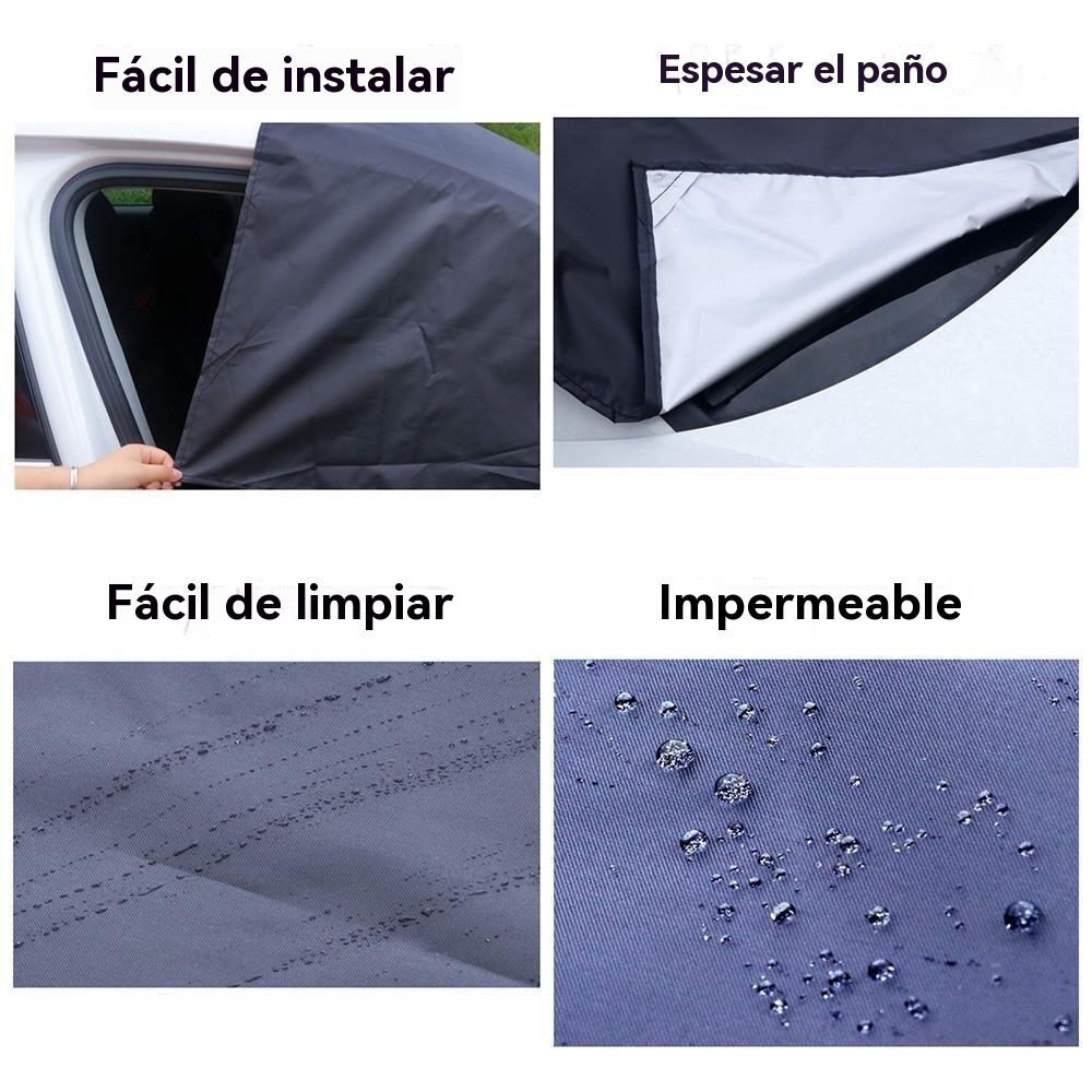 Cubierta magnética para parabrisas de coche