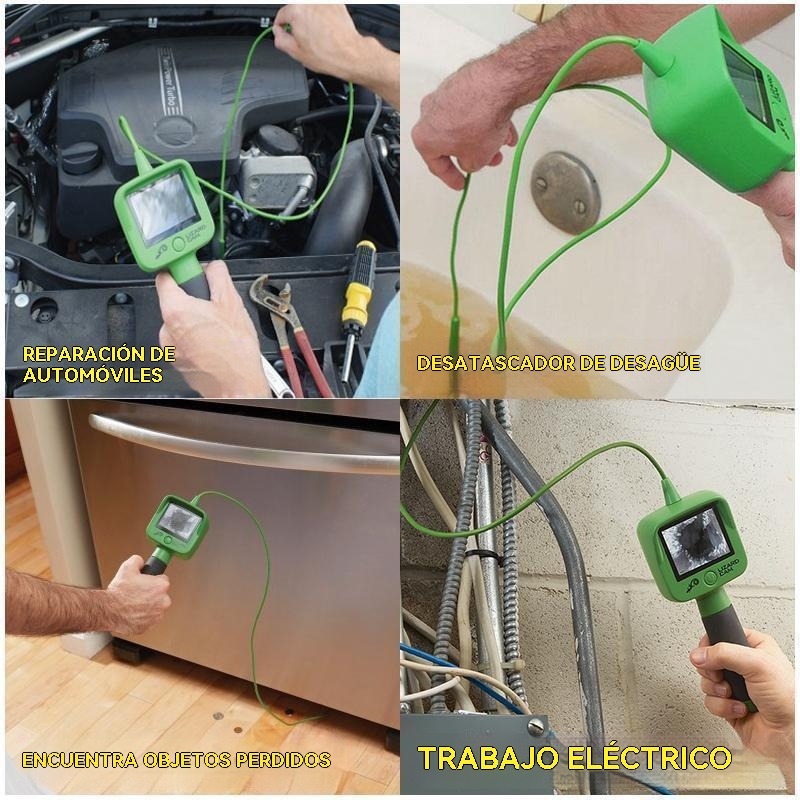 Cámara con microcable HD resistente al agua