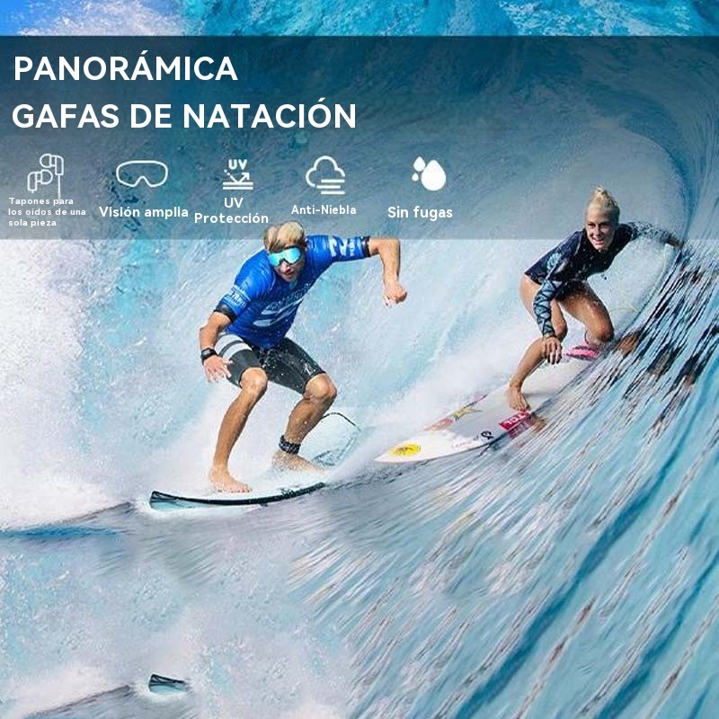 Gafas de natación antivaho con visión amplia