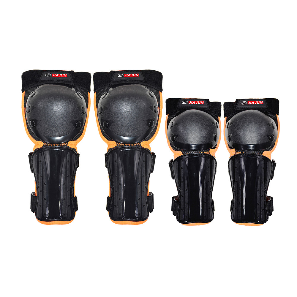 Ochraniacze na nogi, kolana i łokcie do jazdy terenowej dla dzieci, czteroczęściowy ekwipunek rycerski