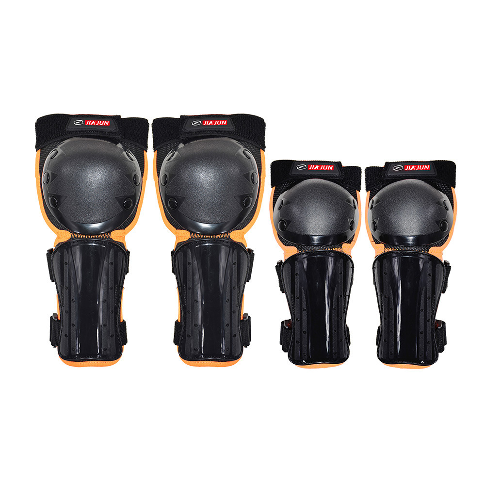 Ochraniacze na nogi, kolana i łokcie do jazdy terenowej dla dzieci, czteroczęściowy ekwipunek rycerski