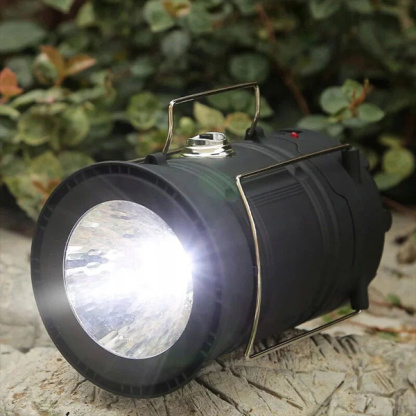  Solarna Lampa Kempingowa + Latarka | CAMPGLO