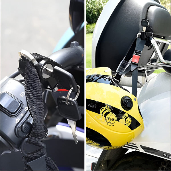 Blokada kasku, która zapobiega kradzieży | MOTOLOCKA