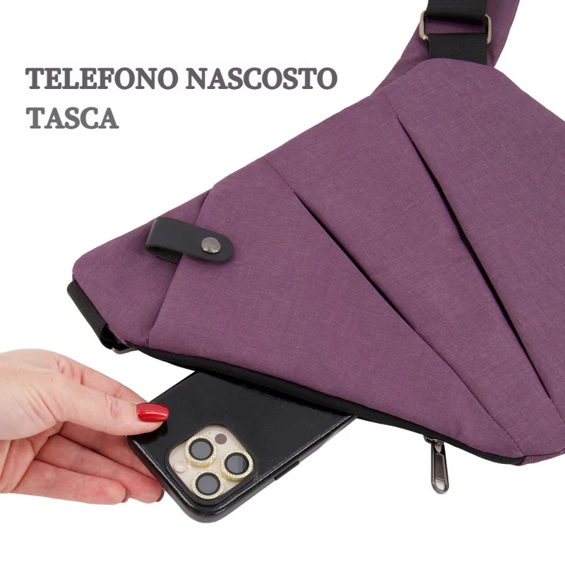 Borsa a tracolla antifurto
