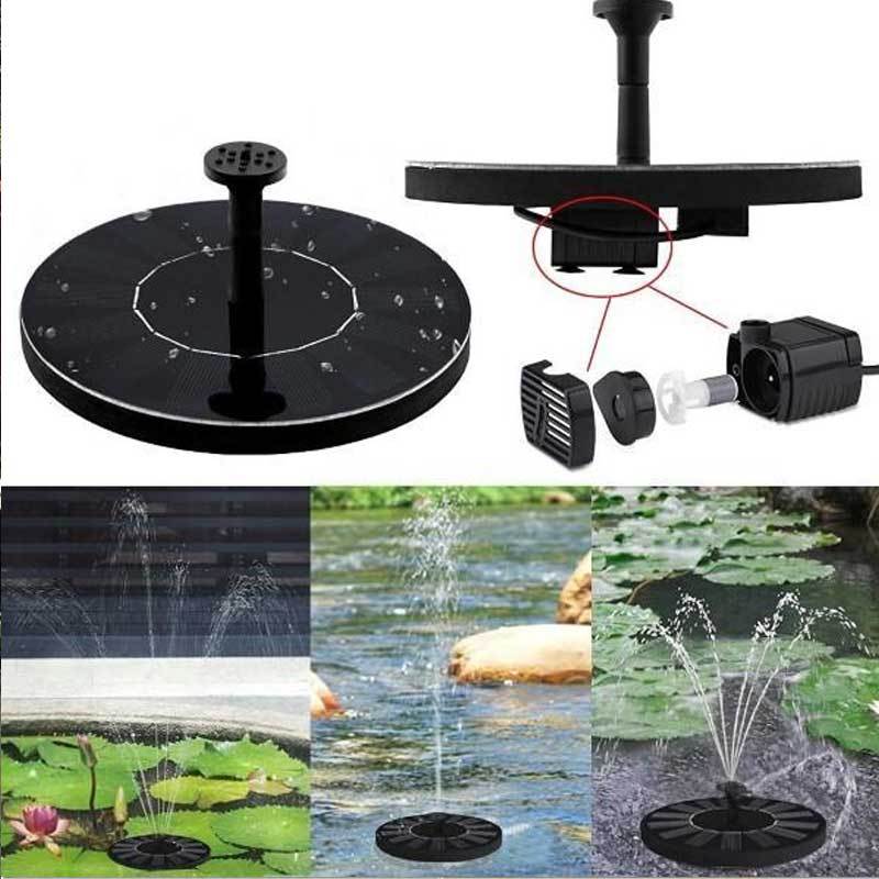 Dai vita al tuo giardino con una fontana magica solare