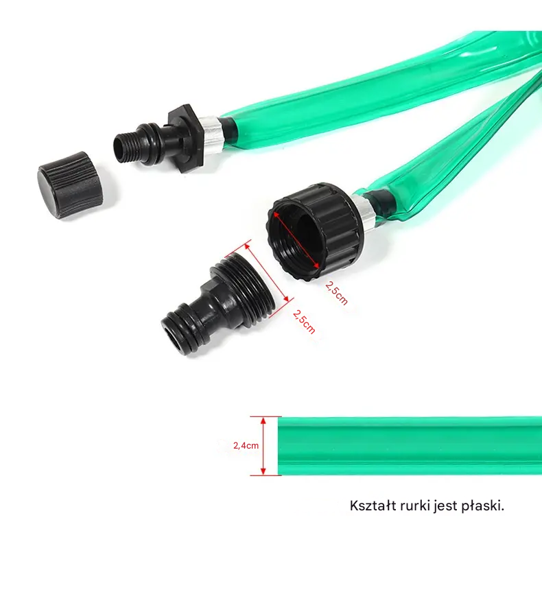 💧Țeavă de pulverizare apei din PVC pentru grădină, teren rolniczy
