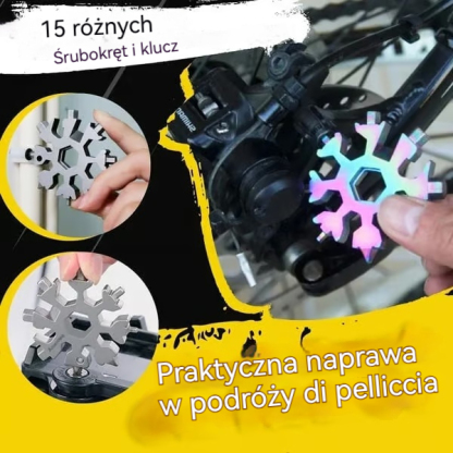 🔥🔥【Kup 2, otrzymaj 2 gratis】🔧 Nowe wielofunkcyjne narzędzie Snowflake 18 w 1