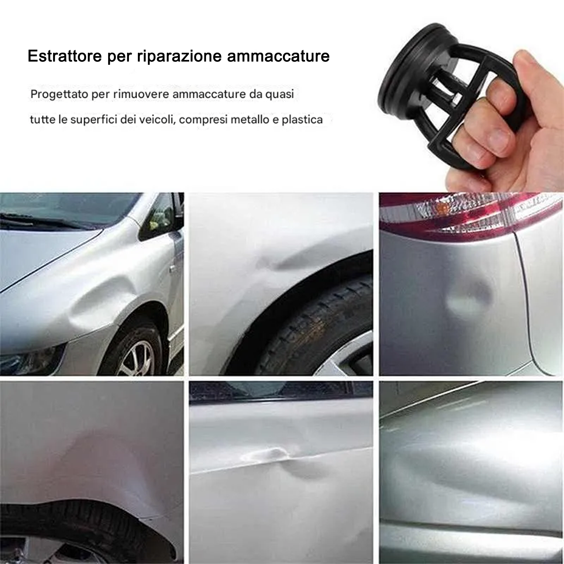 Mini Car Dent Repair Puller Ventosa Carrozzeria Pannello Sucker Strumento di rimozione