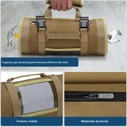 Borsa portautensili arrotolabile Premium