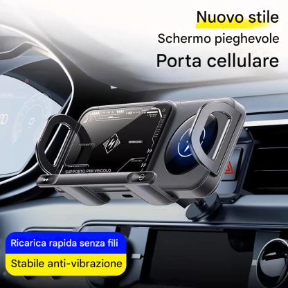 Caricabatterie wireless per auto veloce con rotazione a 360° per la serie Z Fold