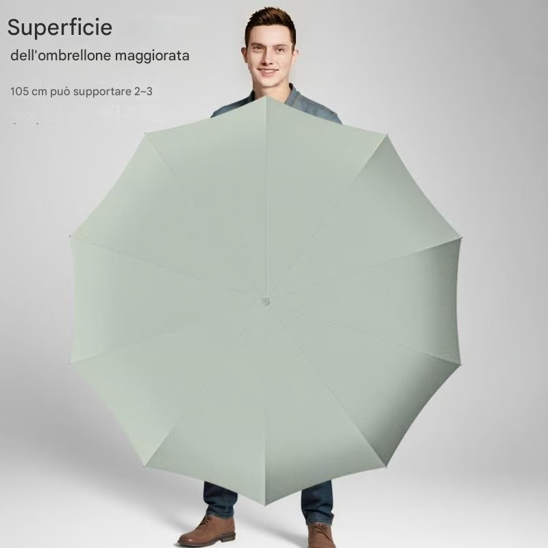 🔥Offerta speciale - Ombrello antivento rinforzato con fibbia ad anello creativo