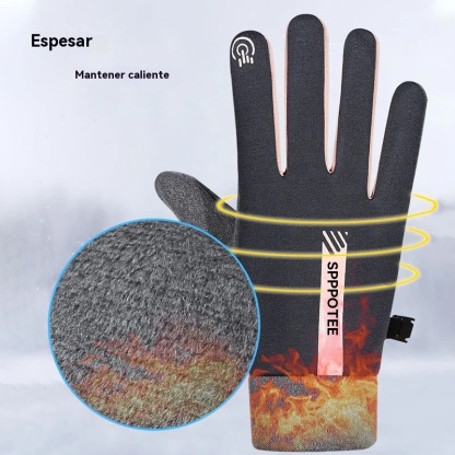 Waterproof Finger Touch Screen Non-Slip Cold Resistant Gloves