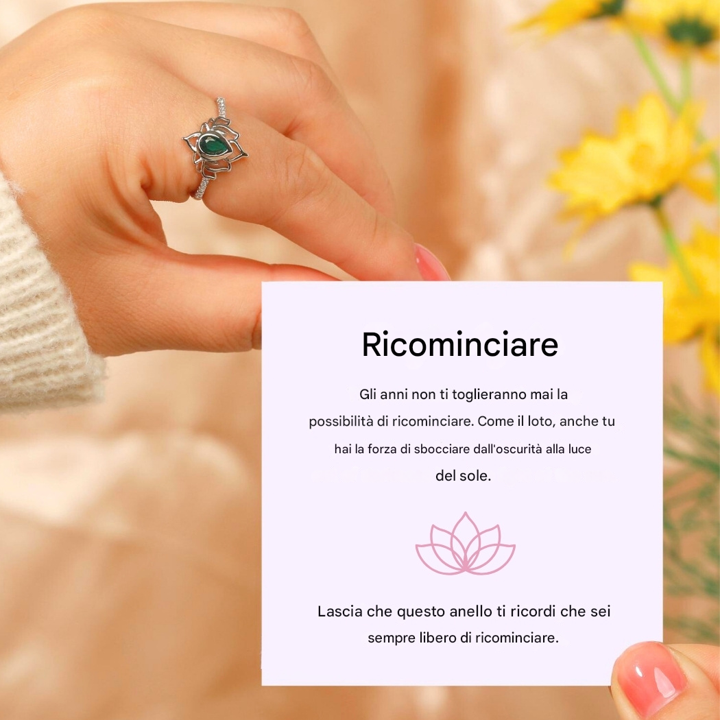 Vendita! Anello di loto: ricomincia da capo