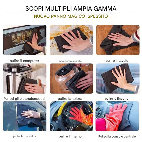Panno magico per la pulizia ispessito