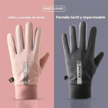 Waterproof Finger Touch Screen Non-Slip Cold Resistant Gloves