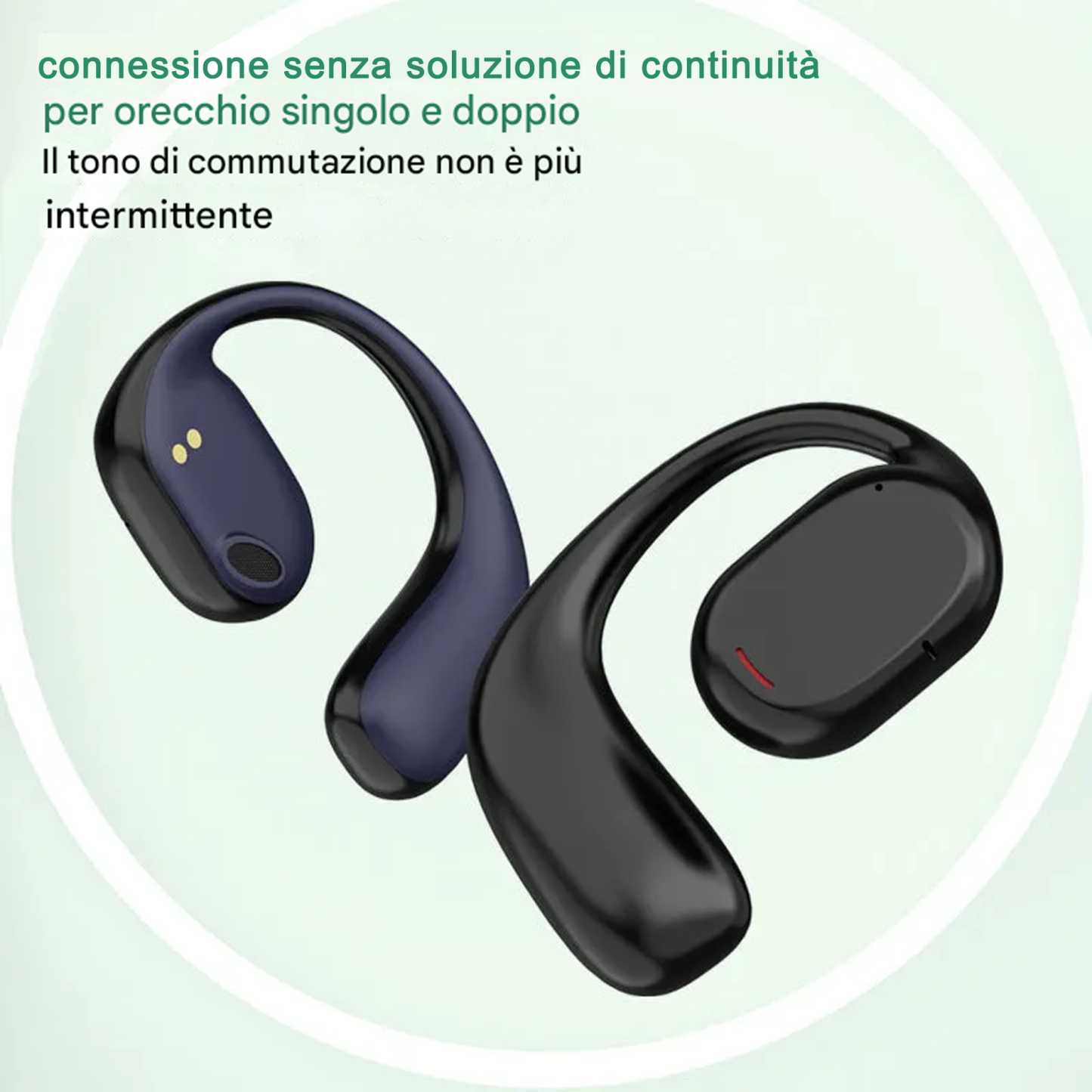 Auricolare Bluetooth wireless con auricolare pendente