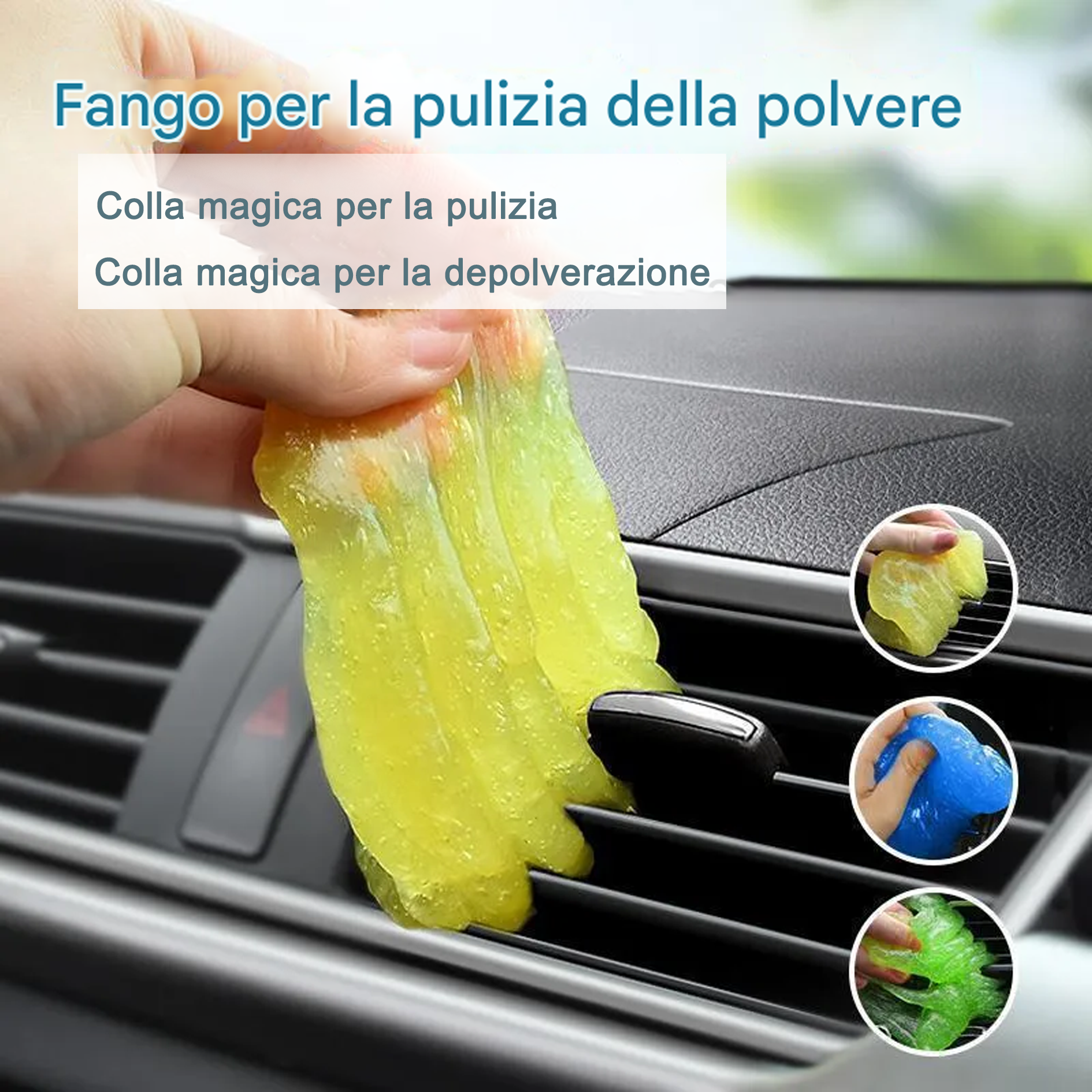 Gel detergente antipolvere, confezione da 2
