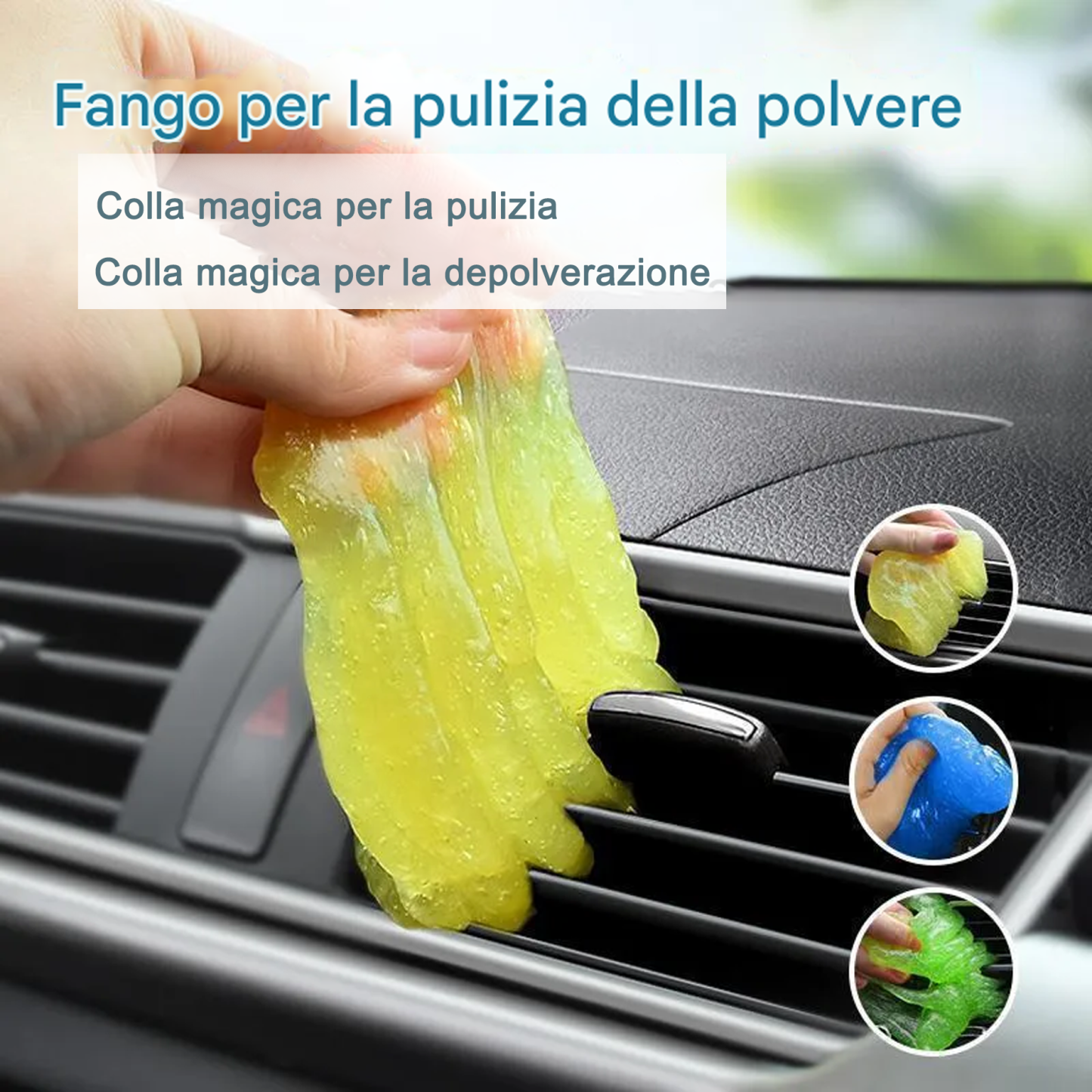 Gel detergente antipolvere, confezione da 2