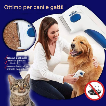 Rimuovi pulci elettrico per animali domestici