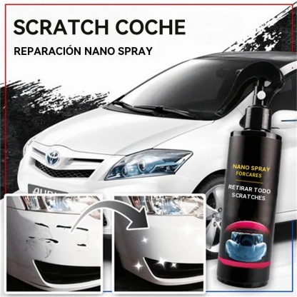 Spray nano multifuncional para eliminar arañazos del coche