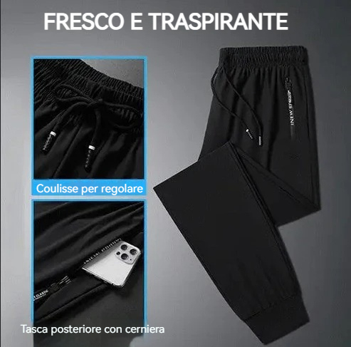 🔥❄️👖2025 Nuovi modelli di pantaloni elastici unisex ad asciugatura rapida