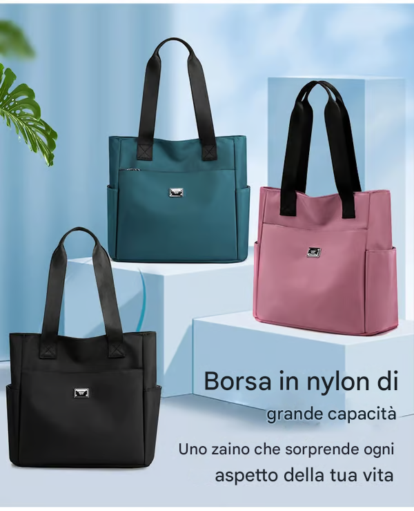🔥Borsa a tracolla multitasche in nylon idrorepellente di grande capacità👜