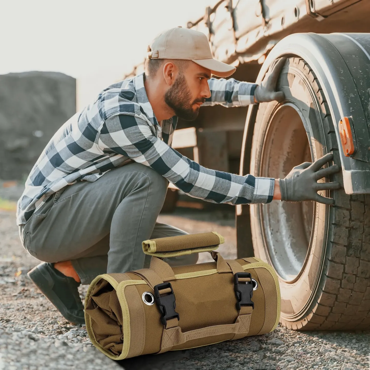 Borsa portautensili arrotolabile Premium