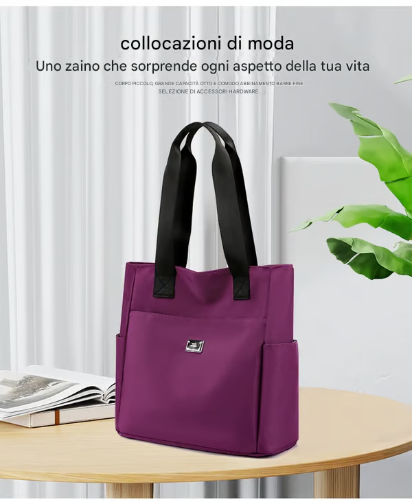 🔥Borsa a tracolla multitasche in nylon idrorepellente di grande capacità👜