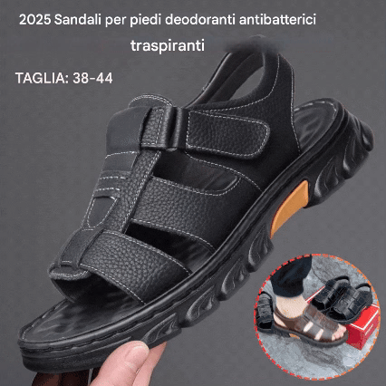 🔥【38~44】Sandali da spiaggia da uomo, in morbida pelle, antiscivolo, fatti a mano