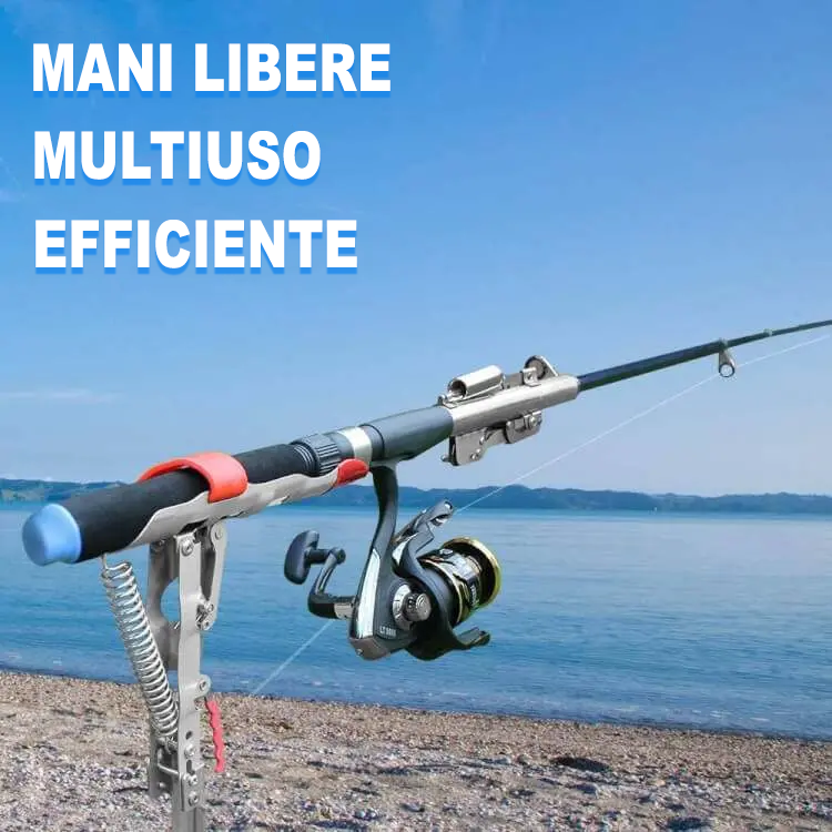 🎣🎣Canna da pesca automatica Canna da pesca Canna da lancio Supporto a molla di messa a terra Canna da avviamento Attrezzatura da pesca