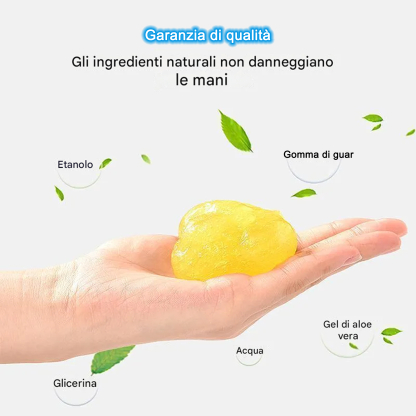 Gel detergente antipolvere, confezione da 2