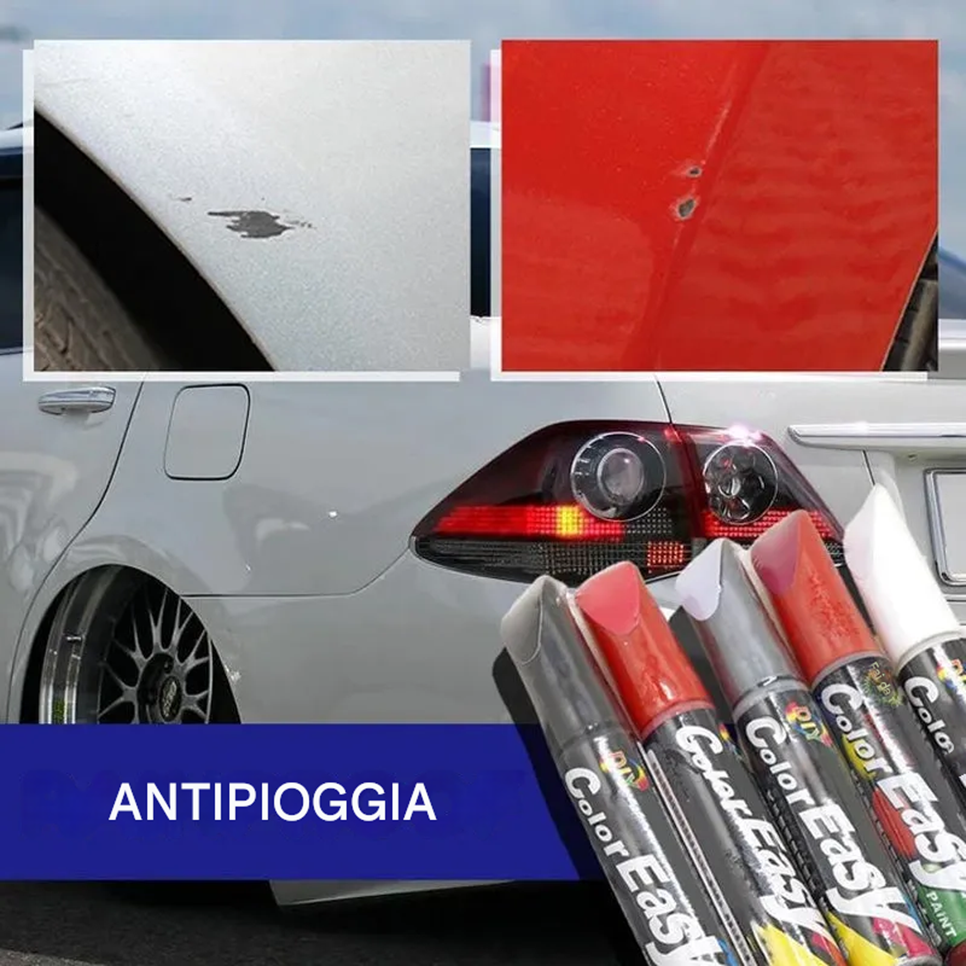 Penna per riparazione graffi impermeabile per auto/moto/barca