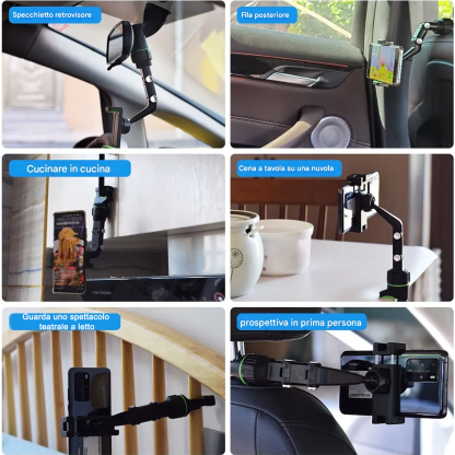 🔥SUPPORTO UNIVERSALE MULTIFUNZIONE REGOLABILE A 360°