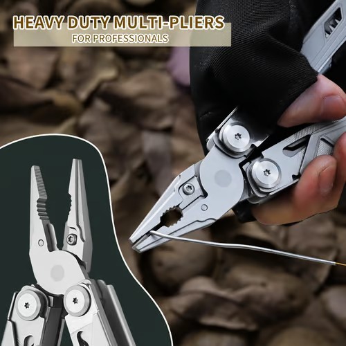 OFFERTA SPECIALE  -🎁Pinze multiuso pieghevoli in acciaio inossidabile 28 in 1