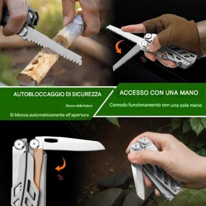 OFFERTA SPECIALE  -🎁Pinze multiuso pieghevoli in acciaio inossidabile 28 in 1