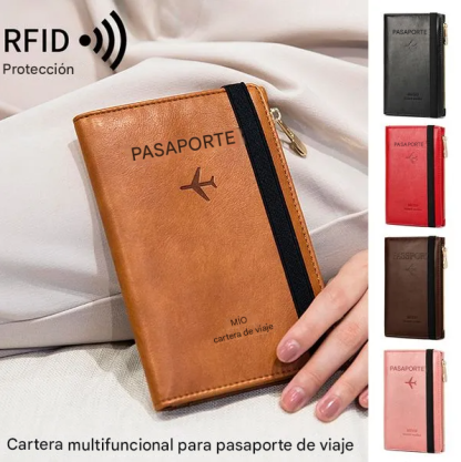 RFID Blocking Leather Card Wallet