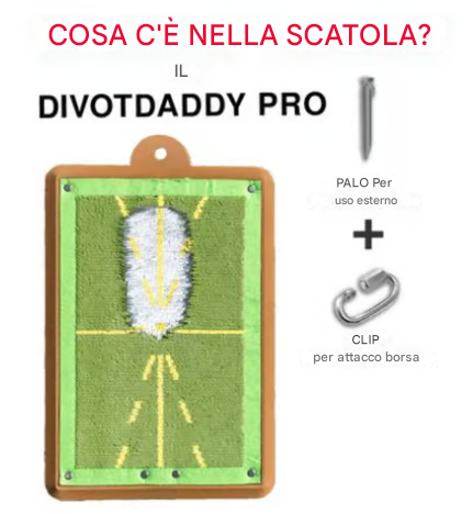 Tappetino da allenamento per il golf con rilevamento dello swing