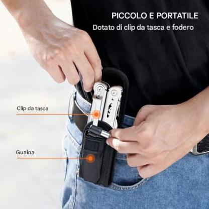 OFFERTA SPECIALE  -🎁Pinze multiuso pieghevoli in acciaio inossidabile 28 in 1